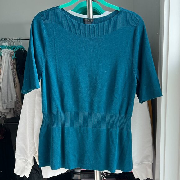 Ann Taylor Peplum Sweater Top - Picture 1 of 3